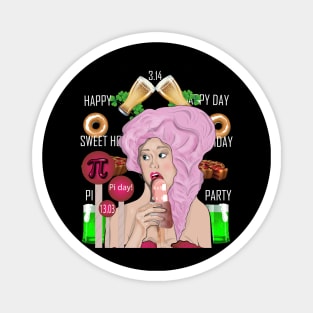 Girl For A Nerd Math Pi Day Magnet